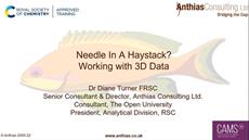 Needle in a haystack? Working with 3D data