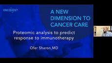 Proteomic analysis to predict response to immunotherapy