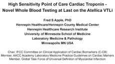 Webinar: High-sensitivity point of care cardiac troponin: Novel whole-blood testing at last